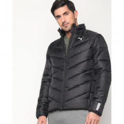 Quilted Front-Zip Jacket