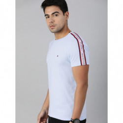 Men Solid Round Neck...