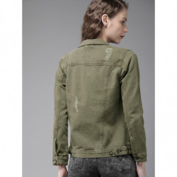 Roadster Women Olive Green...