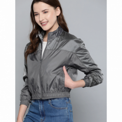 Mst Women Grey Solid...