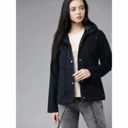 Denim Women Navy Blue Solid...