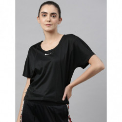 Women Black Solid AS W NK...