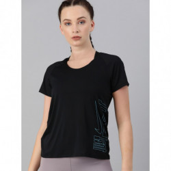 Nike Black and Blue Printed...